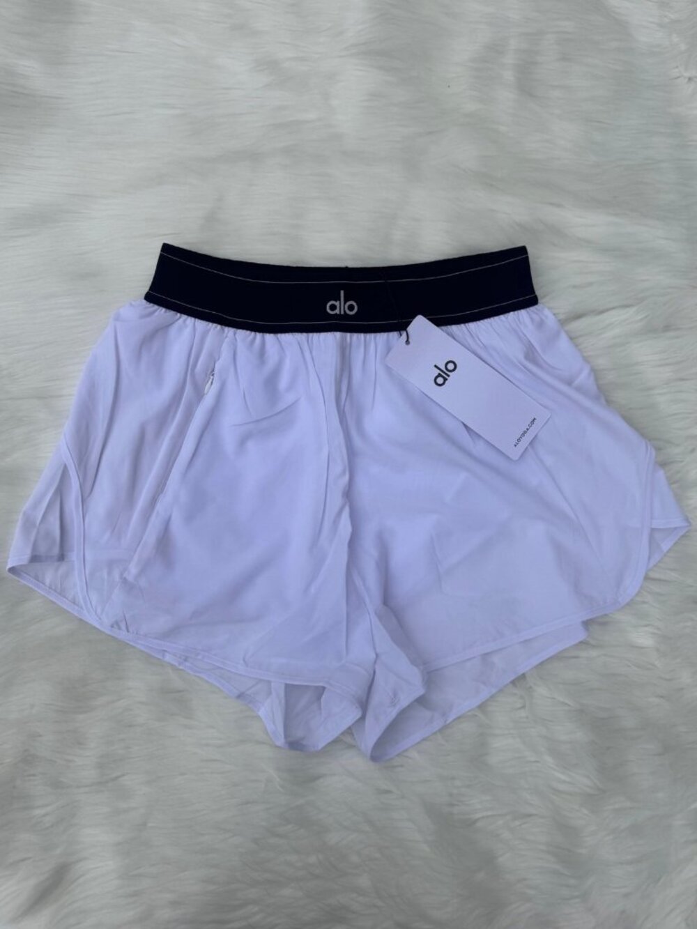 Women’s Alo White Shorts